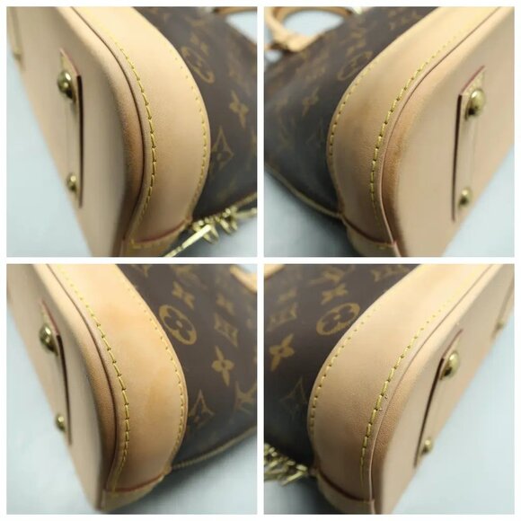 Louis Vuitton Alma Brown Monogram Canvas Tote 945-030725 - Picture 5 of 12
